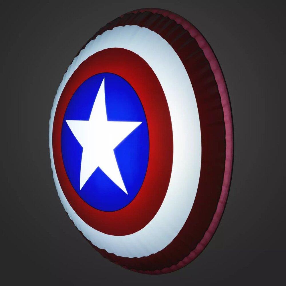 Marvel Captain America Light-Up Inflatable Shield with Sound. - Picture 4 of 5